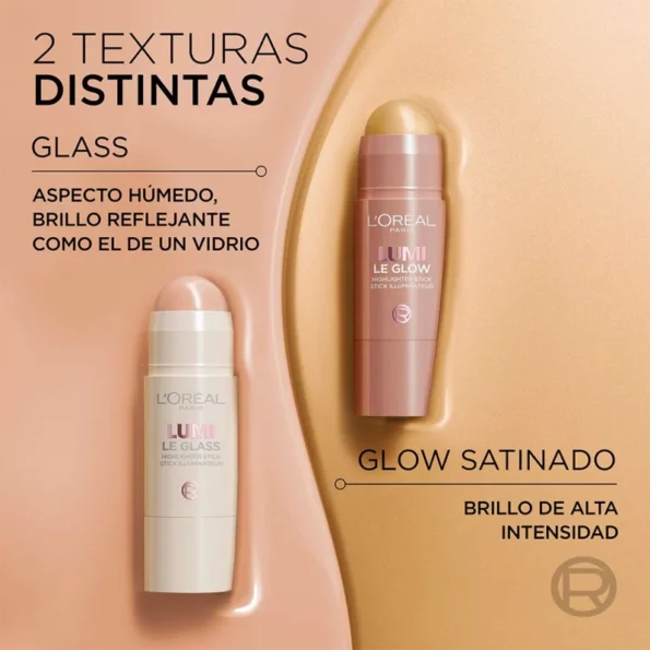L´OREAL PARIS LUMI LE GLASS ILUMINADOR EN STICK 620 GLASSYPINK BALLET - Imagen 3